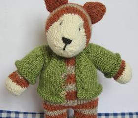 Tabby Cat toy knitting pattern