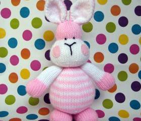 Marshmallow Bunny Rabbit toy knitting pattern