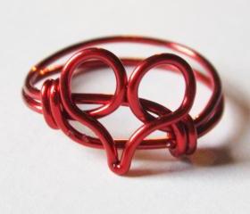 Limited Edition Red Heart Ring for Valentine's Day