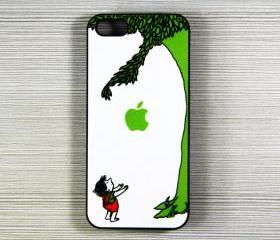 Giving Tree iPhone 5 Hard Cover Case white and green