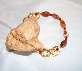 Agate Necklace handmade Jewelry