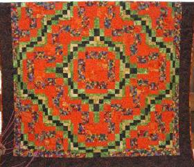 Pieced Quilt Vivid Colors