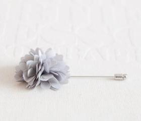 KAYLA-GREY Men's flower Boutonniere / Buttonhole for wedding,Lapel pin,tie pin