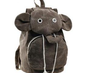 Elephant Canvas Backpack