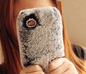 Fluffy Fur Iphone Case for Iphone 4 / 4S