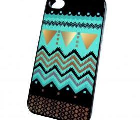 iPhone 4 iPhone 4S Case Decorative Black Plastic Case Mint Gold Black
