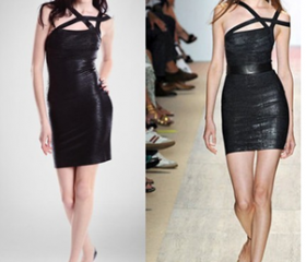 Black Bandage bodycon Dress Celeb boutique Evening Cocktail Party Wedding Dress