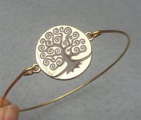 Tree Bangle Bracelet Style 6