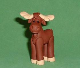 Polymer Clay Moose