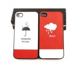 Rain, Umbrella for You iPhone 4/4s Case