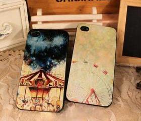 Retro Circus theme iPhone 4/4s Case