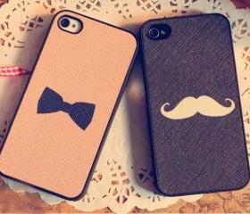 Moustache / Bowtie iPhone 4/4S or Samsung i9220 Case