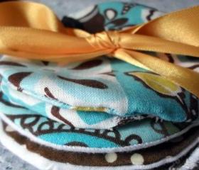 Contoured Nursing Pads Set Of 6 Washable