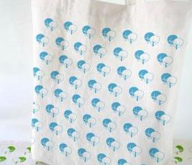 Eco Bags - 2 Cotton totebags hand printed