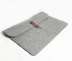 Macbook pro 13 Macbook Sleeve Case brief Wool Felt Custom Made Felt Case Sleeve Cover Bag With Strap for Macbook