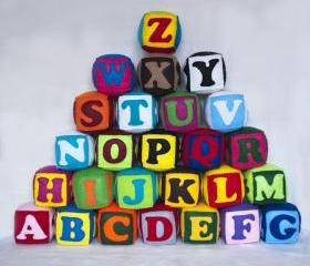 Felt ZOO alphabet, 26 alphabet cubes, felt blocks, zoo alphabet, letters, numbers, figures, shapes, abc, 123, MADE to ORDER