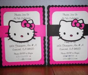 Hello Kitty Birthday Invitaions