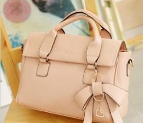 Fashion perfect dimensional bow handbag