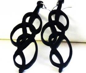 Swirl Abstract Ornament Earrings