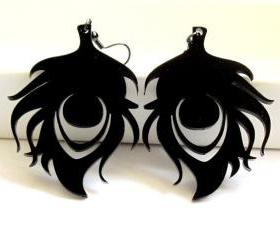 Peacock Feather Earrings