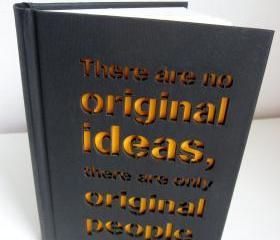 Notebook 'Original people' - with a laser cut cover