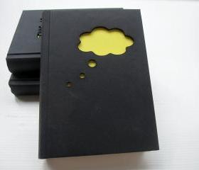 Notebook 'idea' - with a laser cut cover