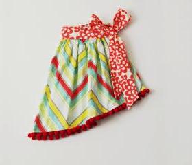 Ahona Asymmetric Skirt PDF Pattern sizes 0-3 months to 14 years!