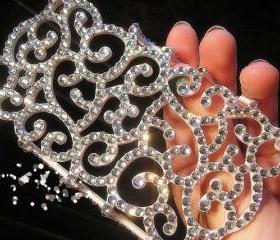 ling iphone 4 case,Bling Curve Case,iPhone 4s case,unique iphone 4 case,Vintage iPhone case