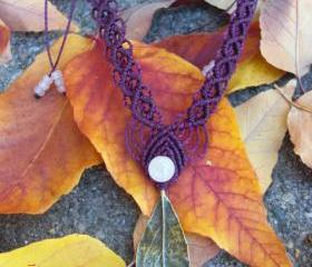  Antique Bronze Leaf Pendant Necklace