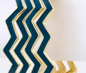 Zig Zag Stacked Bracelet 