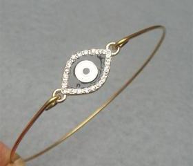 Evil Eye Bangle Bracelet Style 8