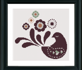 Paloma (Dove) Cross Stitch Pattern 