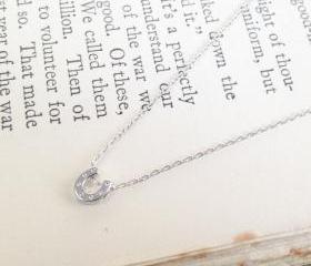 Horse shoe necklace Necklace in Silver