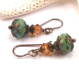 Czech Glass Earrings