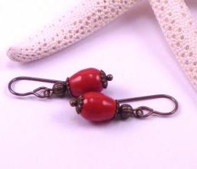 Red Earrings
