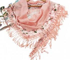 Fashion elegant scarf lace scarf