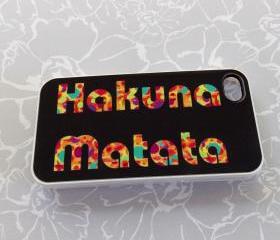 Hakuna Matata iPhone 4 iPhone 4S Case Decorative White Plastic Case