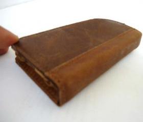 Genuine Leather Book Case Wallet for iPhone 4/4S 