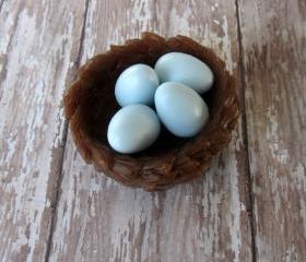 Bird Nest and Robin Eggs Lily of the Valley Soap