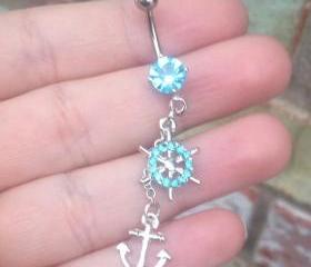 Anchor Belly Ring