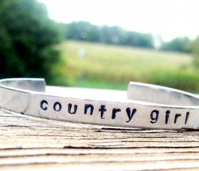 Hand Stamped Bracelet