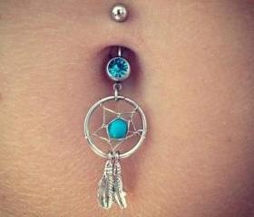Dream Catcher Belly Ring