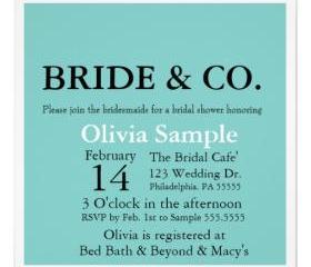Bridal Shower Tiffany 3 Invitation( Digital File ) 