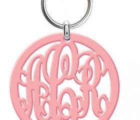 Monogram Acrylic Keychain