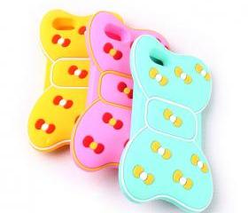 bowknot stereoscopic silicone case for iphone 5