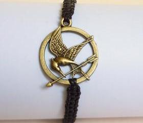 The Hunger Games Bracelet - Gift for Him - Gift under 15 - Valentine Gift - Mockingjay Bracelet