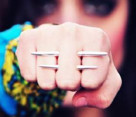 Cool Specific Modeling Gold Ring
