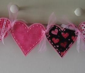 Pink Valentine Hearts