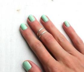 Sterling silver knuckle ring, stacking rings - midi rings, hammered, textured knuckle rings, silver rings