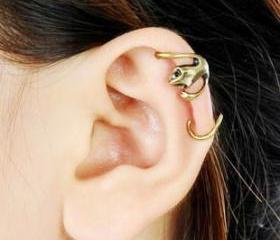 Vintage Gecko Ear Cuff